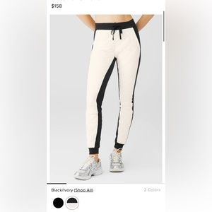 Alo Yoga Winter Warm High-Waist Moto Puffer Pants